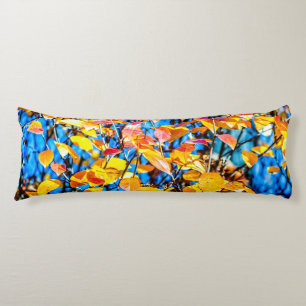 Colourful Autumn Leaves Body Pillow