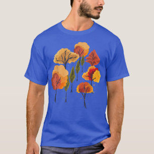 Colourful Autumn Leaves Forest Nature Trees Fall 1 T-Shirt