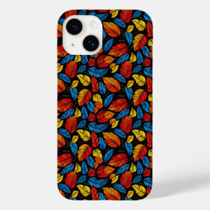 Colourful Autumn Leaves in Vibrant Pattern Case-Mate iPhone 14 Case