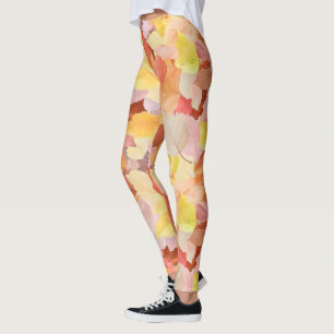 Colourful Autumn Leaves Leggings