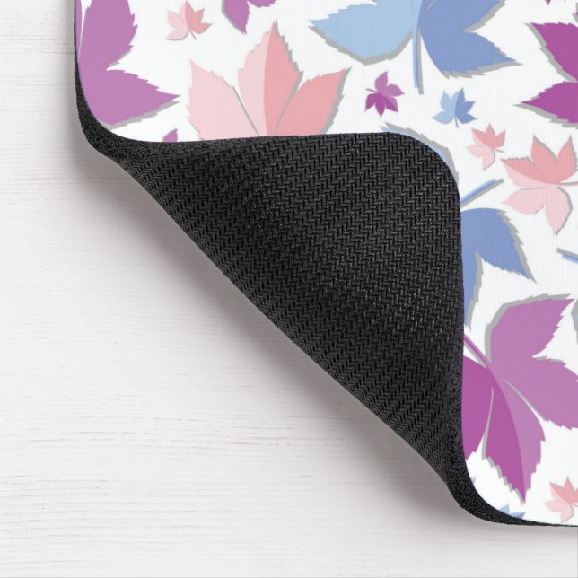 Colourful Autumn Leaves Pattern Mouse Pad (Corner)