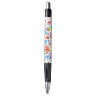 Colourful autumn leaves pen