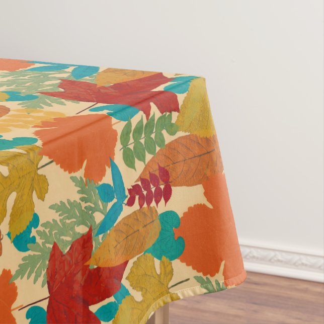 Colourful Autumn Leaves  Tablecloth (In Situ)