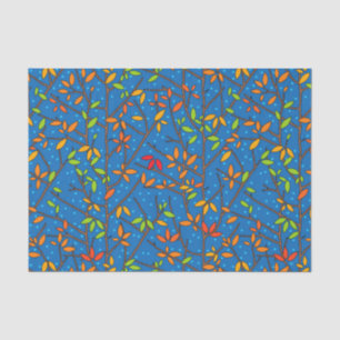 Colourful Autumn Leaves Tissue Paper