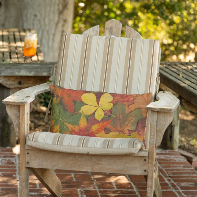 Colourful Autumn Outdoor Pillow (Chair)