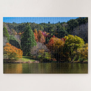 Colourful Autumn Tree Landscape, 1012 Pieces Jigsaw Puzzle