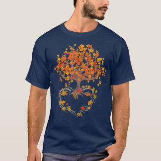 Colourful Autumn Trees Wildlife Forest Fall Leaves T-Shirt