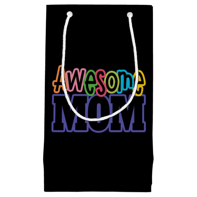 Colourful Awesome Mom Mother's Day | Gift Bag (Front)