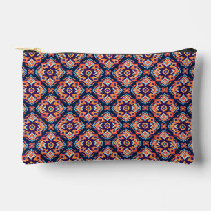 Colourful Aztec Geometric Pattern Accessory Pouch