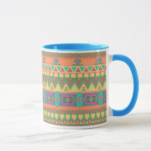 Colourful Aztec Pattern Mug