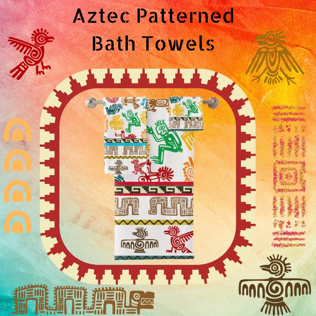 Colourful Aztec Pattern Towel (Creator Uploaded)