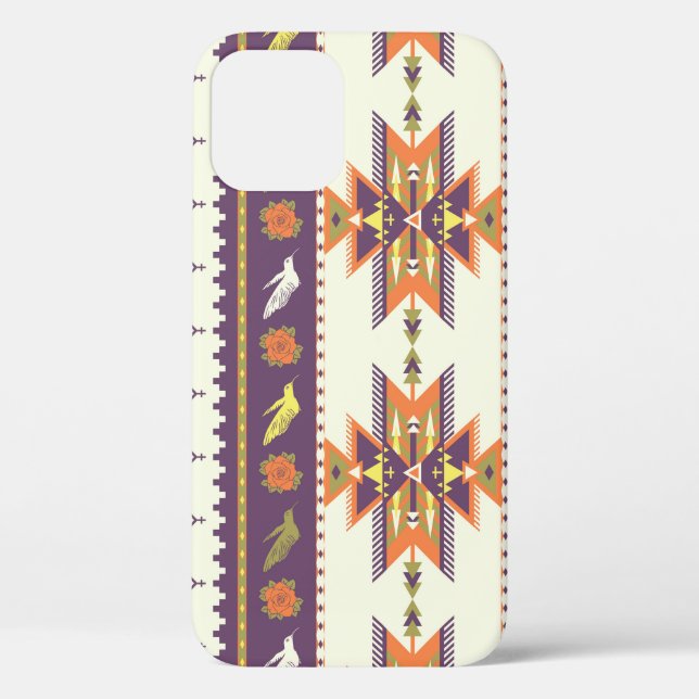 Colourful Aztec: vibrant seamless pattern. Case-Mate iPhone Case (Back)