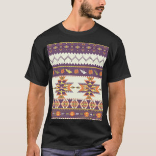 Colourful Aztec: vibrant seamless pattern. T-Shirt