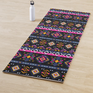 Colourful Aztec Yoga Mat