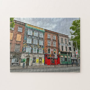 Colourful Bachelor's Walk in Dublin, Ireland Jigsaw Puzzle