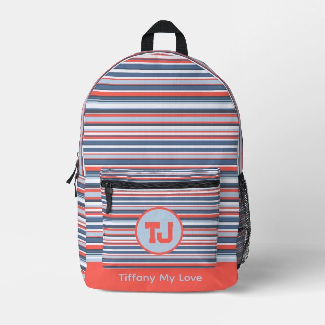 Colourful Back To School Coach School Backpack (Front)