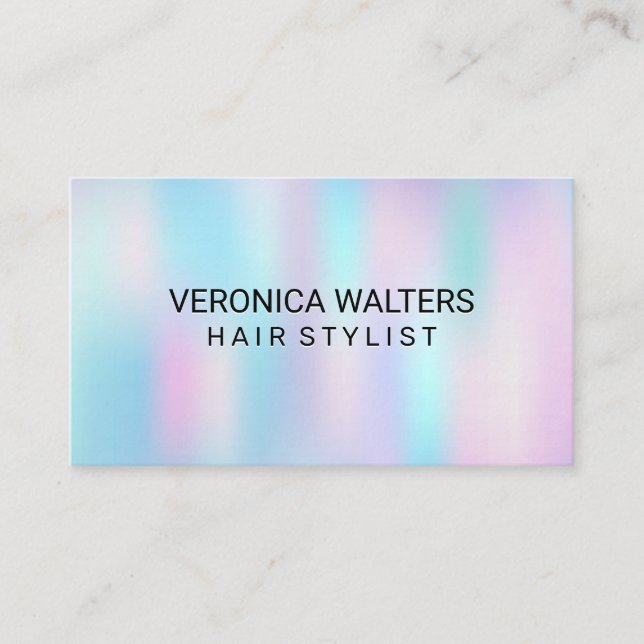 Colourful Background Loyalty Card (Front)
