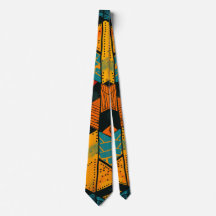 Colourful background with African motifs