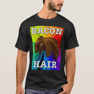 Colourful bacon hair design for boy or girl gamers T-Shirt