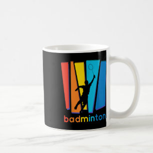 Colourful Badminton Shuttle Art Sports Coffee Mug