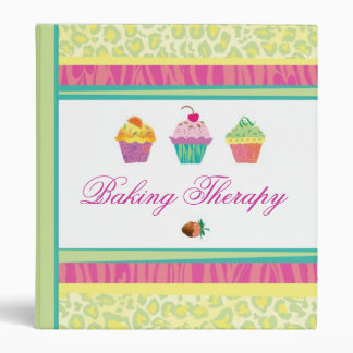 Colourful Baking Therapy Cupcake Binder