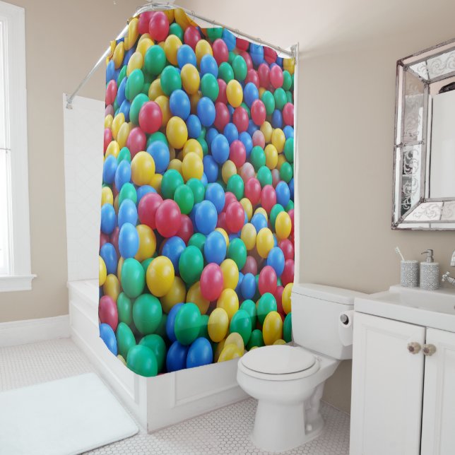 Colourful Ball Pit Balls Kids Play (In Situ)