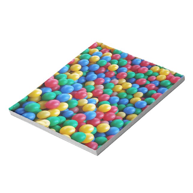 Colourful Ball Pit Balls Kids Play Notepad (Rotated)