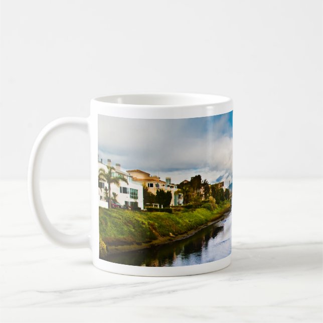 Colourful Ballona Lagoon Coffee Mug (Left)