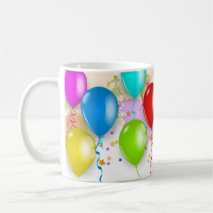 Colourful Balloon Mug - Customize