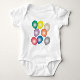 Colourful Balloons Baby Shirts