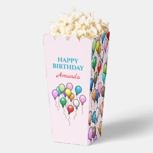 Colourful Balloons Favor Box
