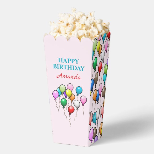 Colourful Balloons Favor Box (Popped)