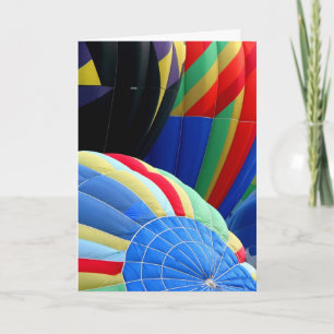 Colourful Balloons Greeting Card