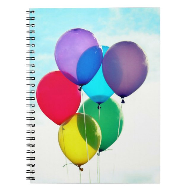 Colourful Balloons Notebook (Front)