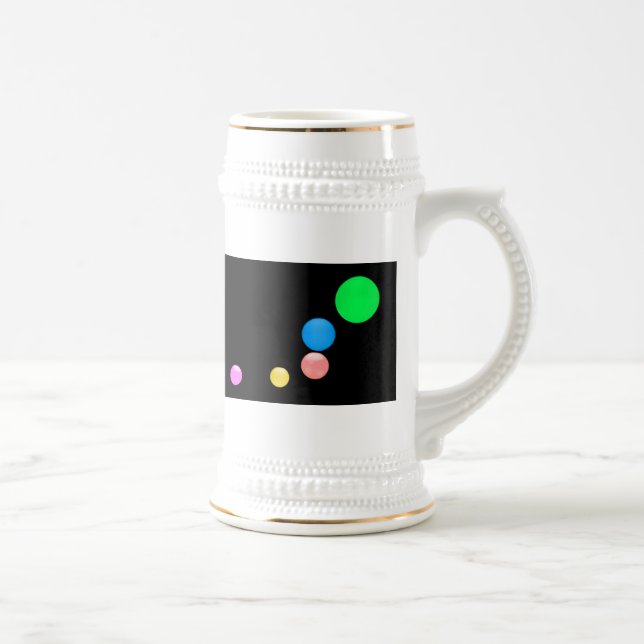 Colourful Balls Beer Stein (Right)