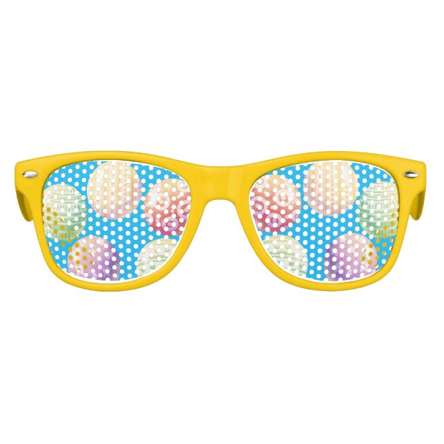 Colourful Balls Customizable  Kids Sunglasses (Front)