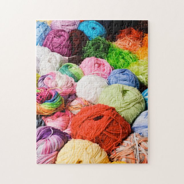 Colourful Balls of Yarn Jigsaw Puzzle (Vertical)