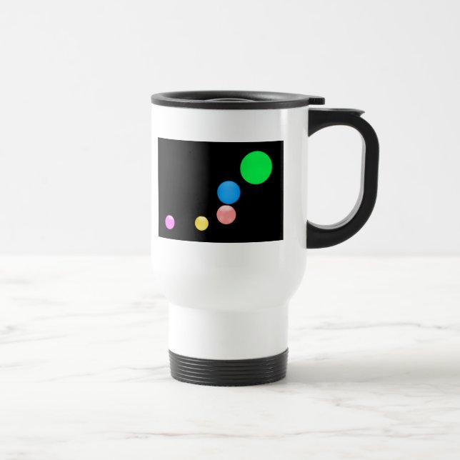 Colourful Balls Travel Mug (Right)