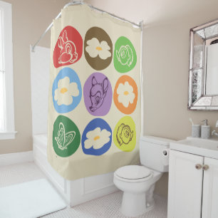 Colourful Bambi, Flower, & Thumper