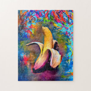 Colourful Banana Fruit   Hard Challenging Jigsaw Puzzle