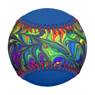 colourful baseball