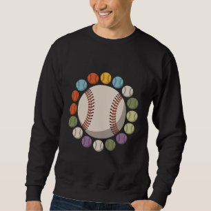 Colourful Baseball Circle Sweatshirt