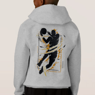 Colourful Basketball Player - Basketball Hoodie