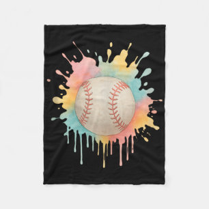 Colourful Basketball Street Style With Graffiti Dr Fleece Blanket