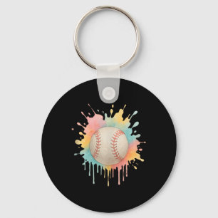 Colourful Basketball Street Style With Graffiti Dr Keychain