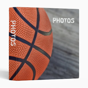 Colourful Basketball Wraparound 1" Photo Album Binder