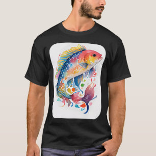 Colourful bass fish T-Shirt