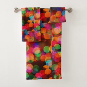 Colourful Bath Towel Set Kids Bathroom Towels