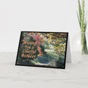 Colourful Bday Card-customize it Card