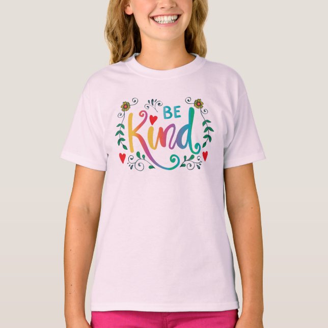 Colourful Be Kind T-Shirt (Front)